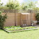 vidaXL Metal Garden Border in Silver Color xcm