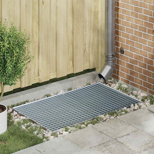 Vidaxl Silver Screen 100 X 60 X 2 Cm Galvanized Steel Cold Dipped