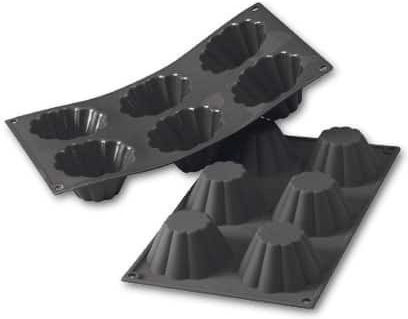 Martellato Silicone 6 Cups Baking Pan