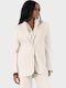 Black & Black Women's Blazer Off White, Black
