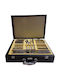 Karvounis Cutlery Set Stainless Silver 72pcs with Suitcase