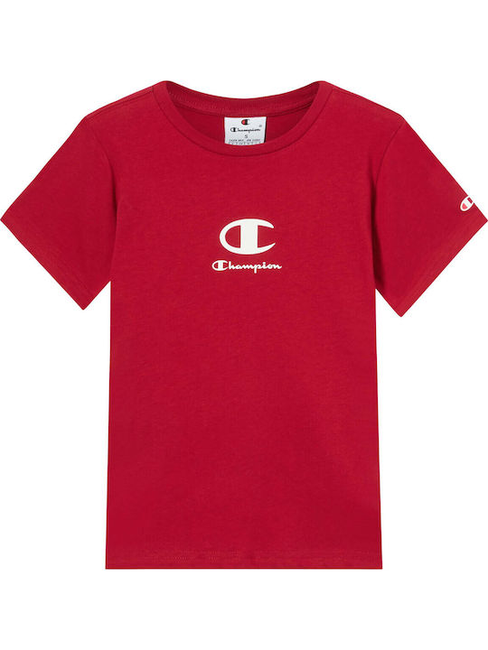 Champion Kinder-T-Shirt Rot