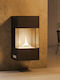 Tenderflame Firepit Black 48x34x90cm