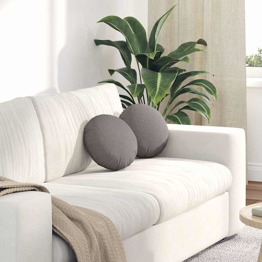 vidaXL Възглавница Taupe 2 Бройки 30x30 см