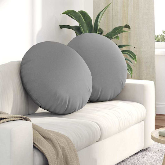 vidaXL Възглавница за диван Grey 2бр 60x60см.
