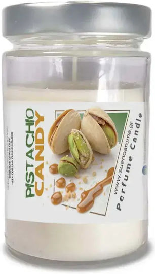 Sueno Aroma Herbal Aromatic Candle Pistachio Candy Aegina Pistachio & Caramel 370ml