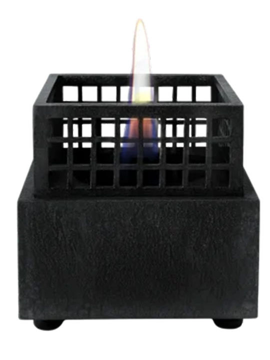 Tenderflame Firepit Black 16.5x16.5x17cm