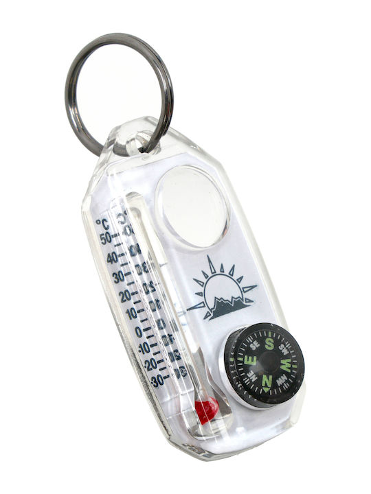 Schlüsselanhänger Thermometer Kompass Lupe Sonne Co Triplegage Leuchtend Im Dunkeln