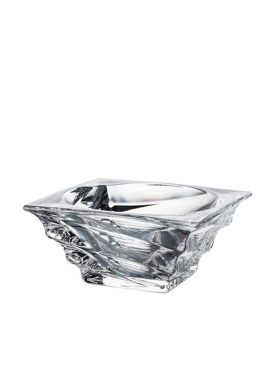 Crystal Bohemia Διακοσμητικό Μπωλ Κρυστάλλινο Διάφανο