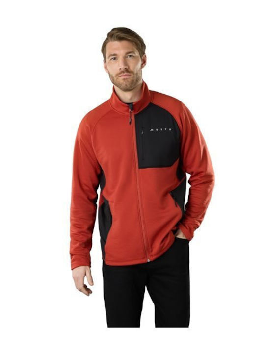 Ανδρική Ζακέτα Fleece Πορτοκαλί