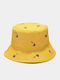 Pandaboo Fabric Women's Bucket Hat Yellow