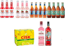 Πακέτο Φρουτωδη Ποτα Cisk Lager Chill Lemon Kinsgmill Gin Rusberry Corsaro Aperitivo Kinnie Spritz Kinnie Rumba