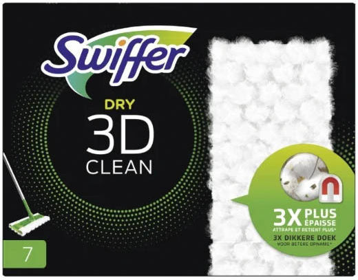 Swiffer 3d Clean Ανταλλακτικό Σκούπας 7τμχ 115498nc