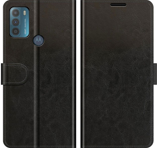 Erbord Wallet Δερματίνης / Δερμάτινο / Πλαστικό Μαύρο (Moto G50)