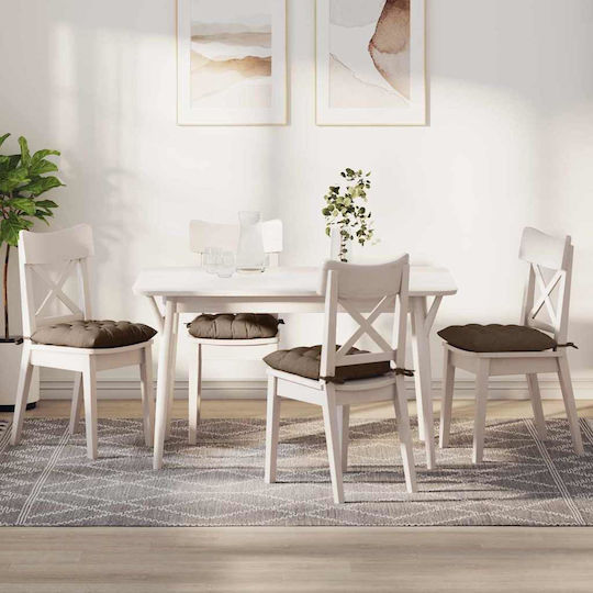 vidaXL vidaXL Zierkissen Braun 40x40cm