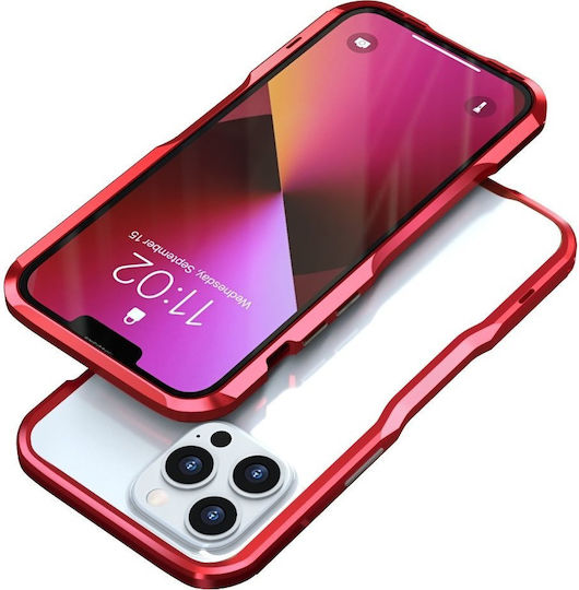 Luphie Bumper Metalic Roșu (iPhone 13 Pro)