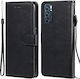 Erbord Wallet Piele artificială Negru (Oppo Reno6)