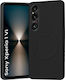 Портмоне Кожа / Изкуствена кожа / Силикон Черен (Xperia 1 VI)