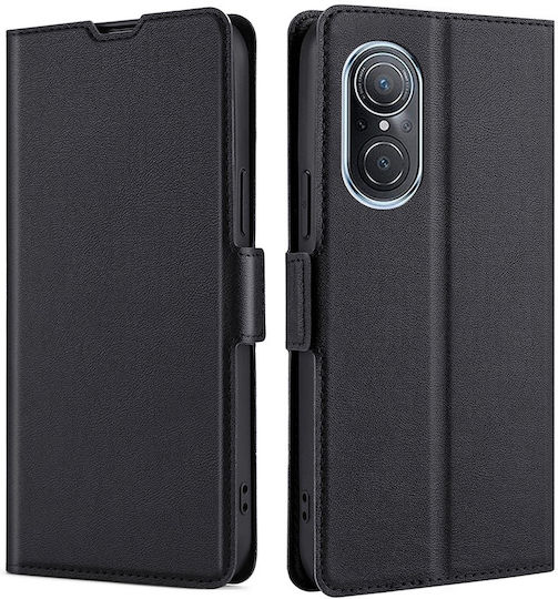 Erbord Wallet Δερμάτινο / Δερματίνης / Πλαστικό Μαύρο (Huawei Nova 9 SE)