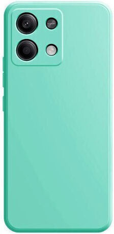 Umschlag Rückseite Silikon Türkis (Redmi Note 14S)
