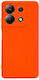 Umschlag Rückseite Silikon Orange (Redmi Note 14S)