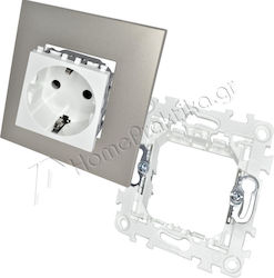 Lineme Single Walled Power Socket White