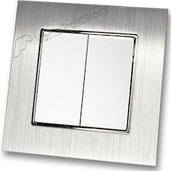 Lineme Double Wall Switch with Aller Retour Sil...
