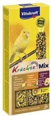 Vitakraft Kracker Trio Микс Канарски Острови Яйце & Кайсия & Мед 3бр