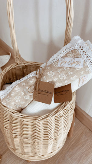 Velvet White Wickeldecke
