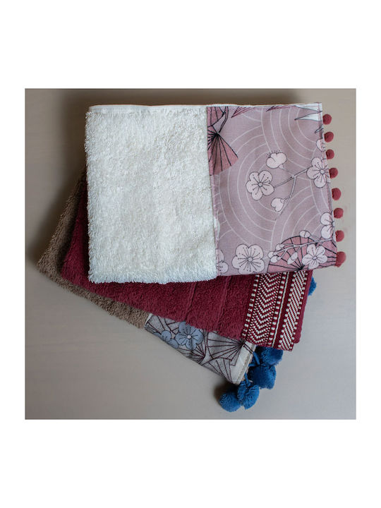 White Fabric Πετσέτα Κουζίνας από 100% Βαμβάκι 30x50cm 3τμχ