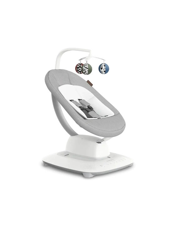 UPPAbaby Ηλεκτρικό Relax Μωρού Κούνια Mamaroo Smart Stella Grey Mélange για Παιδί έως 11.3kg
