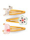 Djeco Set of Kids Hair Clips with Hair Clip Flower 3pcs