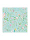 Oxygen Kids Decorative Pillow Siel Japanese Birds Light Blue 45x45cm