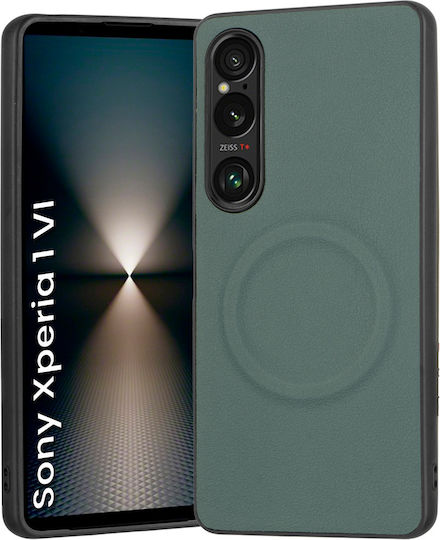 Wallet Δερμάτινο / Δερματίνης / Σιλικόνης Πράσινο (Xperia 1 VI)