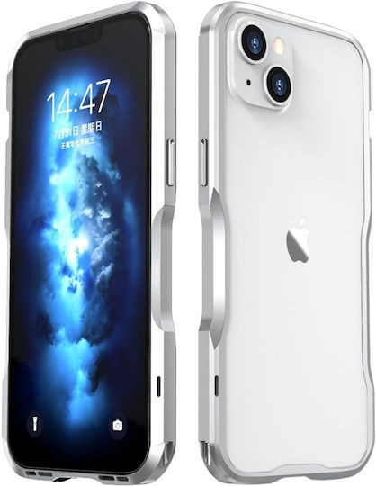 Luphie Bumper Метал Сребрист (iPhone 14 Plus)