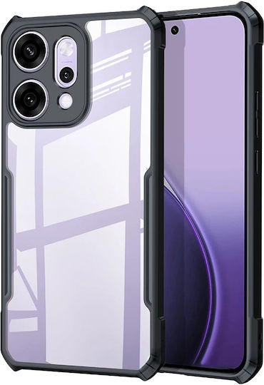 Θήκη Oppo Reno 14 Antidrop Hybrid Διαφανής Μαύρο Πλαίσιο