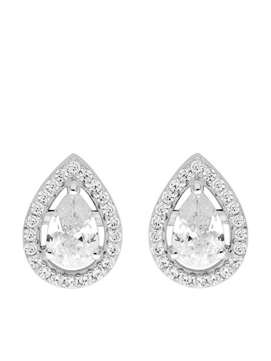 Gloria Hope Earrings made of Silver with Stones