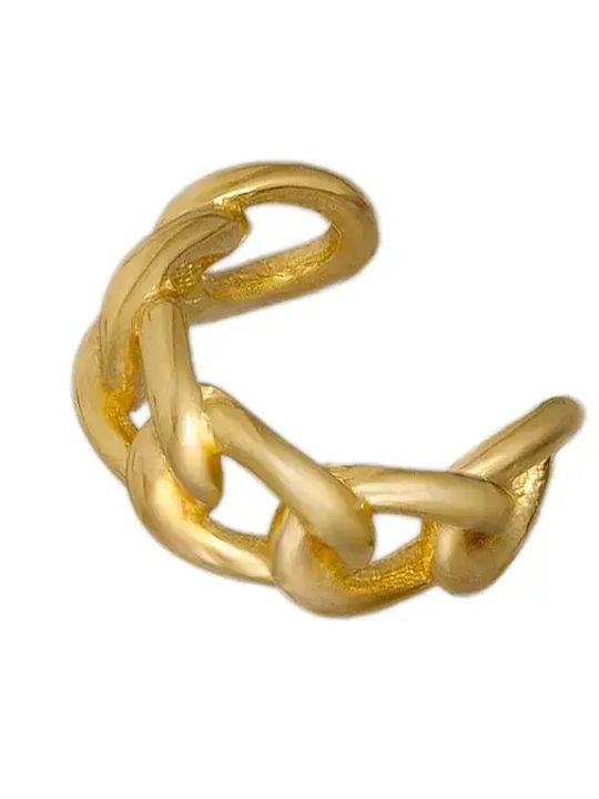 Earrings Cuff made of Silver Gold Plated