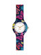 Women's Watch with Blue Rubber Strap