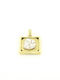 Κρεμαster Charm Tierkreiszeichen Wassermann aus 9K Gold mit Zirkon