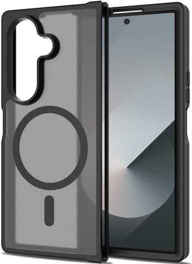 Husă Compatibilă Cu Magsafe Samsung Galaxy Z Fold7 5g Erbord Matt Case – Neagră