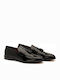 Men's Leather Moccasins Black