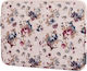 13" Floral Muster Laptop Hülle – Braune