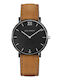 Paul Hewitt Men's Watch 36mm Battery with Yellow Leather Strap