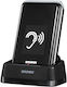 Brondi Amico Super TV Dual-SIM Handy mit Großen Tasten Gray