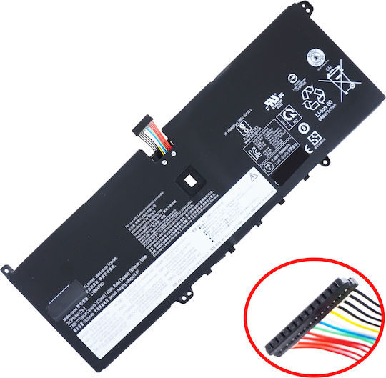 60wh Kompatible Batterie für Lenovo IdeaPad / Yoga Lenovo Ideapad Yoga 9-14ITL5, L19M4PH2, L19C4PH2 mit 7820mAh