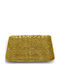 Michael Aram Serving Platter Rectangular made of Porcelain Gold 25x25cm