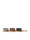 Gusto Casa Ceramic Dessert Tower Stand 3 Slots with Base Blue Ø10xH1cm W43xL11xH1cm