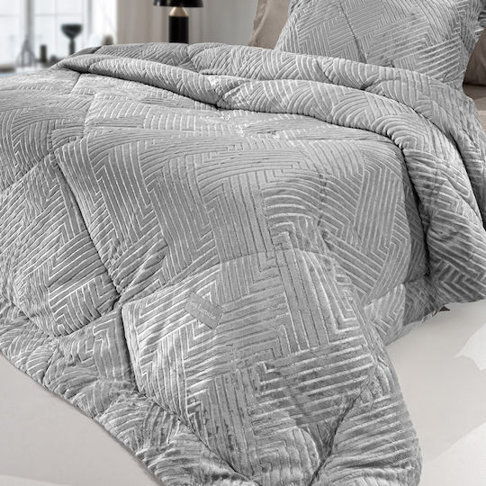 Guy Laroche Κουβερτοπάπλωμα Μονό 160x240εκ. York Silver 530 GSM