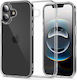 Back Cover Silicon / Tempered Glass Transparent (iPhone 17)